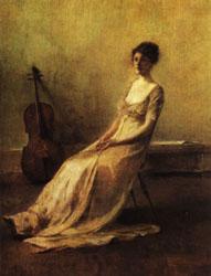 Thomas Dewing The Musician China oil painting art